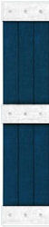 10 1/4" Two Tone Closed Weave Board-N-Batten Vinyl Shutters