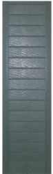 12" Closed Shaker Panel Vinyl Shutters