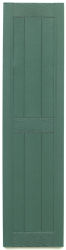 12" Closed Weave Framed Board-N-Batten Vinyl Shutters