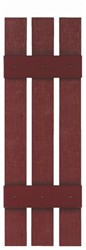 12" Open Weave Board-N-Batten Vinyl Shutters