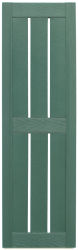 12" Open Weave Framed Board-N-Batten Vinyl Shutters