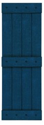 13 7/8" Closed Weave Board-N-Batten Vinyl Shutters