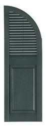 14 1/2" Lasalle Louvered/Raised Panel Vinyl Shutters