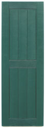 16 1/4" Closed Weave Framed Board-N-Batten Vinyl Shutters