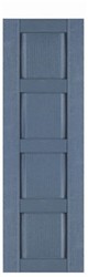 17 3/4" Classic Panel Vinyl Shutters