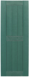 17 3/4" Closed Weave Framed Board-N-Batten Vinyl Shutters