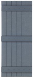 20 3/4" Closed Weave Board-N-Batten Vinyl Shutters