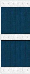 20 3/4" Two Tone Closed Weave Board-N-Batten Vinyl Shutters