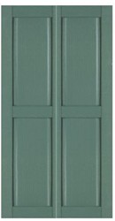 20 7/8" Classic Panel Double Wide Vinyl Shutters