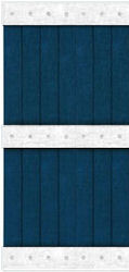 23 7/8" Two Tone Closed Weave Board-N-Batten Vinyl Shutters