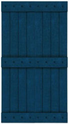27 1/4" Closed Weave Board-N-Batten Vinyl Shutters