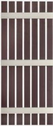 28 5/8" Two Tone Open Weave Board-N-Batten Vinyl Shutters