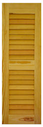 24" Southern Yellow Pine Open Louvered Shutters