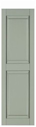 9" Raised Panel Vinyl Shutters