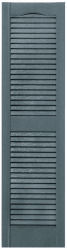 12" x 55" Open Louvered Vinyl Shutters